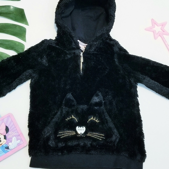 Juicy Couture Black Kitty Hoodie - Picture 8 of 10